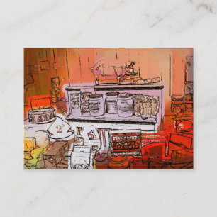 VIKTORIANISCHES ENGLAND VISITENKARTE