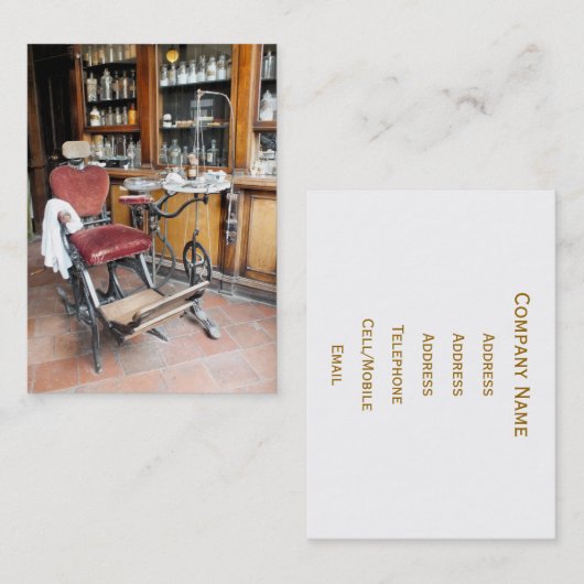 VIKTORIANISCHES ENGLAND VISITENKARTE (Vorne/Hinten)