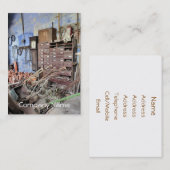 VIKTORIANISCHES ENGLAND VISITENKARTE (Vorne/Hinten)