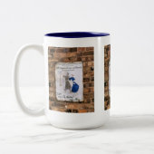 VIKTORIANISCHES ENGLAND ZWEIFARBIGE TASSE (Links)