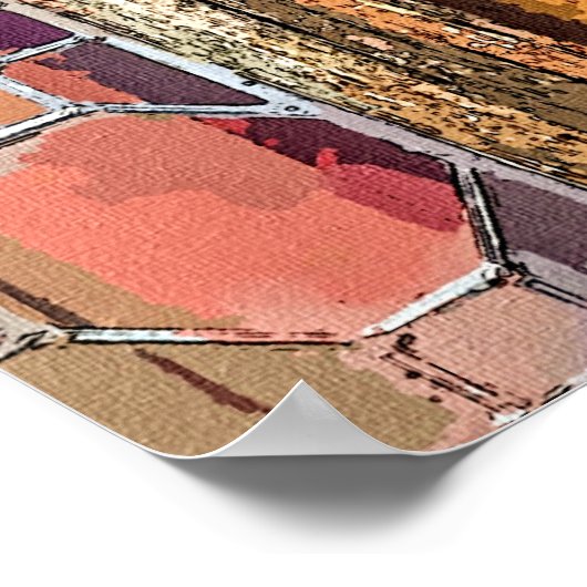 VIKTORIANISCHES FENSTER POSTER (Ecke)