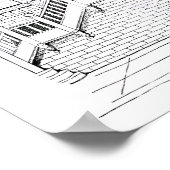 Viktorianisches Feuerwerk und LKW Poster (Ecke)