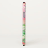 Viktorianisches filigranes Opaljuwel aquamarin Case-Mate iPhone Hülle (Hinten/Rechts)