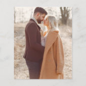 Viktorianisches französisches Foto Blue Wedding El (Rückseite)