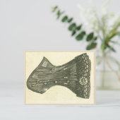 Viktorianisches französisches Korsett aus dem Pari Postkarte (Stehend Vorderseite)