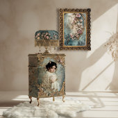 Viktorianisches, französisches Kunstmuseum Seidenpapier