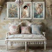 Viktorianisches, französisches Kunstmuseum Seidenpapier