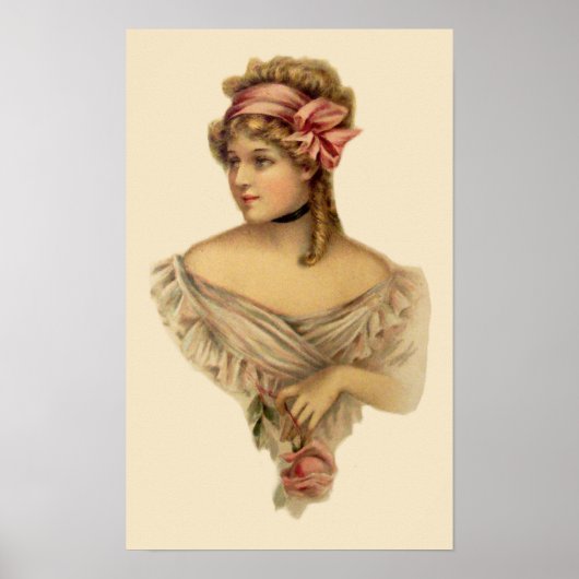 Viktorianisches Frauenposter Poster (Vorne)