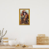 Viktorianisches Frauenposter Poster (Küche)