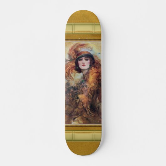 Viktorianisches Frauenskateboard Skateboard (Vorne)
