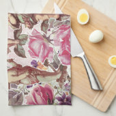 Viktorianisches Garten-Küchen-Tuch 16" x 24" Geschirrtuch (Viertel Falte)