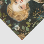 VIKTORIANISCHES GARTENMÄDCHEN-DECOUPAGE-TISSUPAPIE SEIDENPAPIER (Ausschnitt)