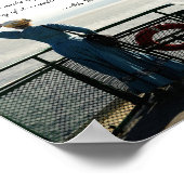 Viktorianisches Gedicht "Wunsch" (Ermutigung) Poster (Ecke)