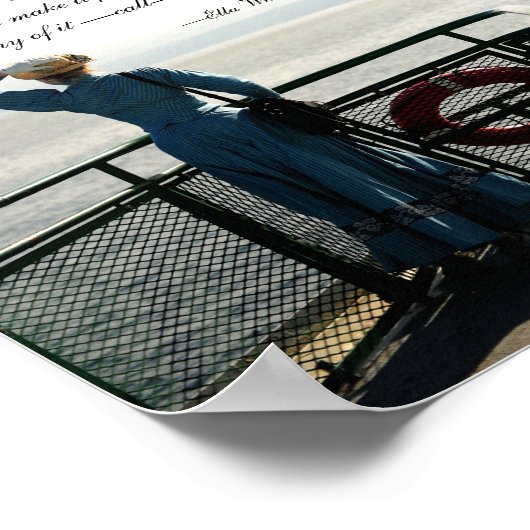 Viktorianisches Gedicht "Wunsch" (Ermutigung) Poster (Ecke)