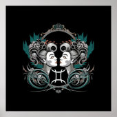 Viktorianisches Gemini-Gothic-Poster Poster (Vorne)