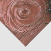 Viktorianisches Girl Black Cat Rote Pfeffer Abstra Seidenpapier (Ausschnitt)