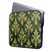 Viktorianisches Gold im Smarald Laptopschutzhülle