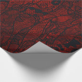 Viktorianisches Goth kundenspezifisches Geschenkpapier (Ecke)