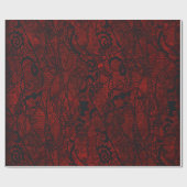 Viktorianisches Goth kundenspezifisches Geschenkpapier (Flach)