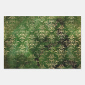 Viktorianisches Gothic Grunge Wrapping Paper, Dunk Geschenkpapier Set (Vorderseite 3)