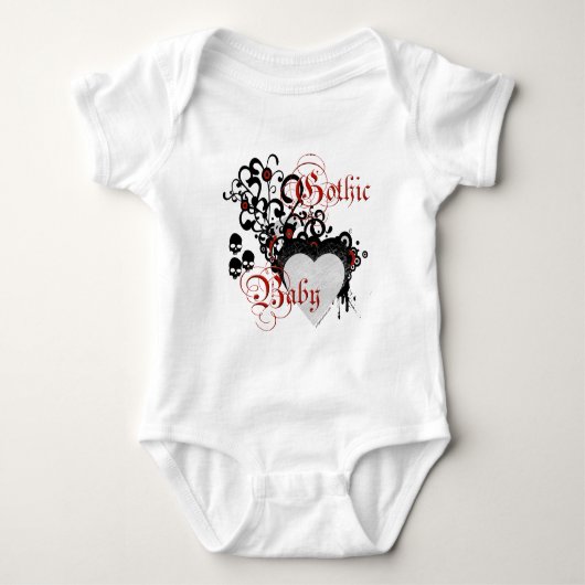 Viktorianisches gotisches Baby Strampler (Vorderseite)