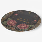 Viktorianisches gotisches Brautparty Pappteller (Schrägansicht)