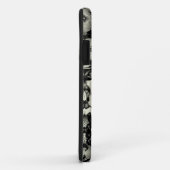 Viktorianisches gotisches Spitzeschädelmuster Case-Mate iPhone Hülle (Hinten/Rechts)