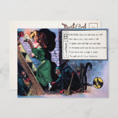 Viktorianisches Halloween Gedicht 1 Postkarte (Vorne/Hinten)