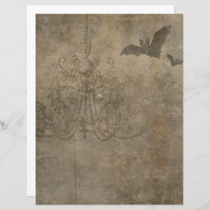 Viktorianisches Halloween Gothic Bat Scrapbook Pap