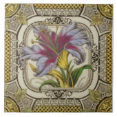Viktorianisches Handfarbiges TransferWare Repro Fliese (Vorderseite)