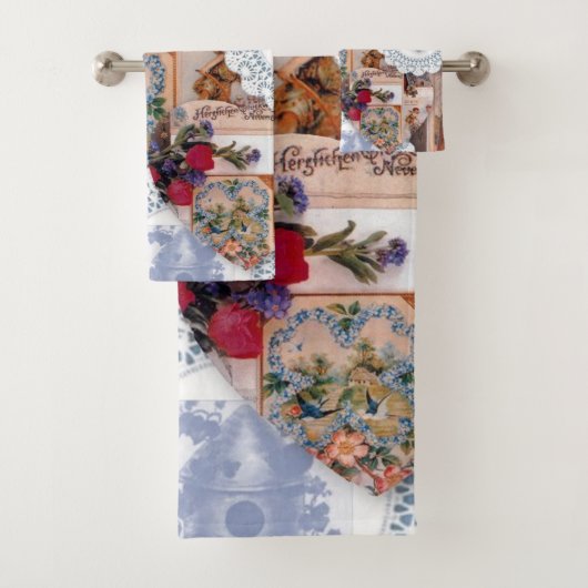 Viktorianisches Handtuch-Set Badhandtuch Set (Insitu)