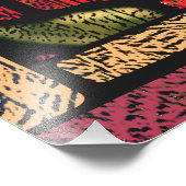 Viktorianisches Hartglas in Maroon und Rot Fotodruck (Ecke)