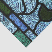 Viktorianisches Hartglas in Rich Blue Seidenpapier (Ausschnitt)