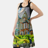 Viktorianisches Haus in Keswick in Aquarellfarbe Schürze (InSitu)