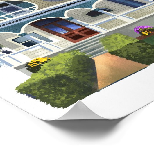 Viktorianisches Haus Poster (Ecke)