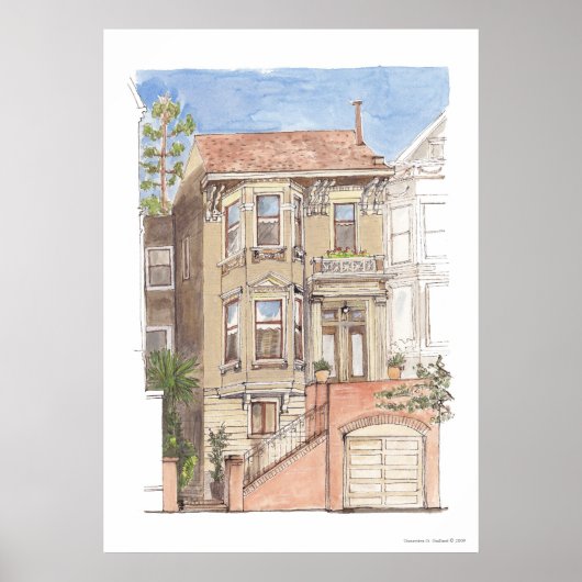 Viktorianisches Haus Poster (Vorne)