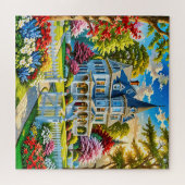 Viktorianisches Haus Puzzle (Horizontal)
