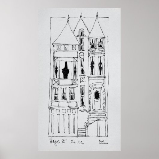 Viktorianisches Haus | San Francisco, Kalifornien Poster (Vorne)
