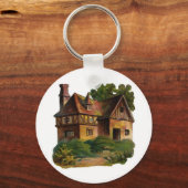 Viktorianisches Haus Schlüsselanhänger (Vorderseite)