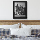 Viktorianisches Herrenhaus Leinwanddruck (Insitu (Schlafzimmer))