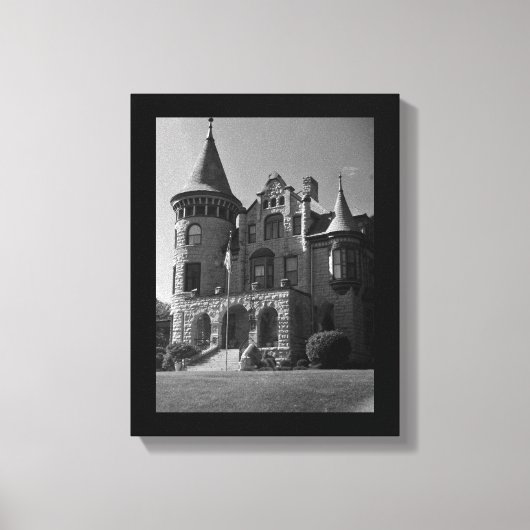 Viktorianisches Herrenhaus Leinwanddruck (Vorderseite)