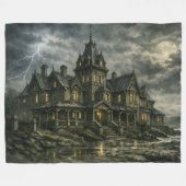Viktorianisches Herrenhaus von BurnsInHell Fleecedecke (Vorderseite (Horizontal))
