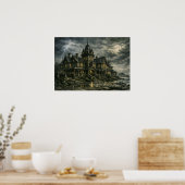 Viktorianisches Herrenhaus von BurnsInHell Poster (Küche)