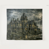 Viktorianisches Herrenhaus von BurnsInHell Wandteppich (Vorderseite (Horizontal))