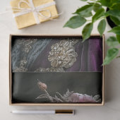 Viktorianisches Hirschportrait Seidenpapier (Geschenk)