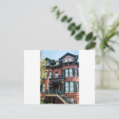 Viktorianisches historisches Haus Savanne-Georgia Postkarte (Stehend Vorderseite)