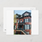 Viktorianisches historisches Haus Savanne-Georgia Postkarte (Vorne/Hinten)