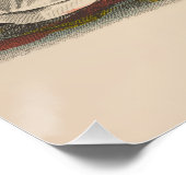 Viktorianisches Hochzeitskleid Französische Mode V Poster (Ecke)