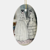 Viktorianisches Hochzeitskleid Keramikornament (Rechts)