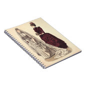 Viktorianisches Hochzeitskleid Notizblock (Rechte Seite)